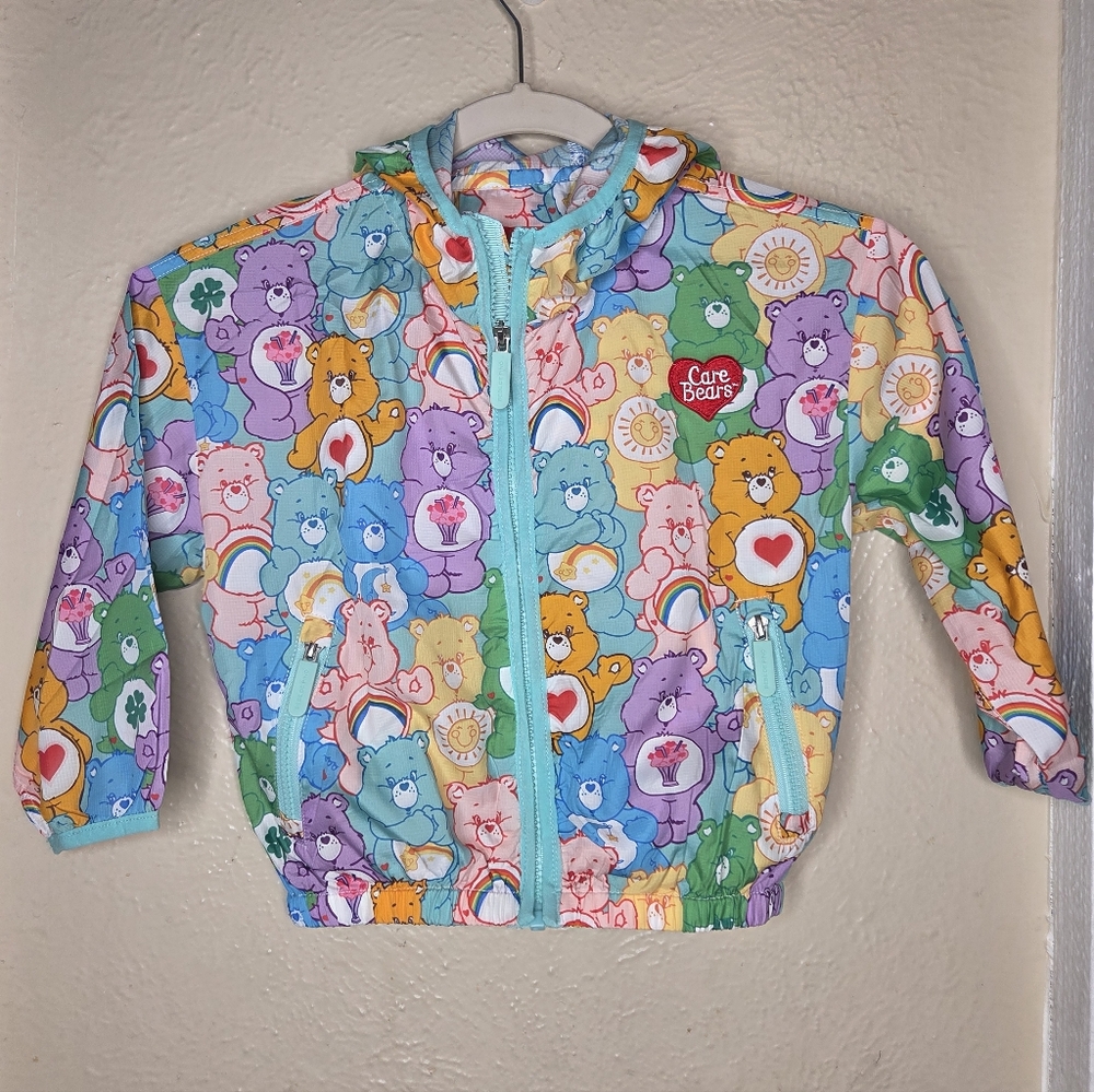 Bebe De Pino X Care Bears 100 Windbreaker Kids Jacket Size 2-3 Years